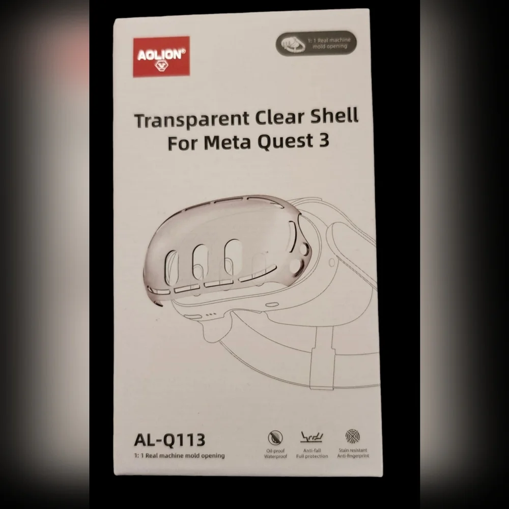 Transparent Clear Shell Meta Quest 3